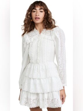 Ulla Johnson Aster Eyelet Mini Dress